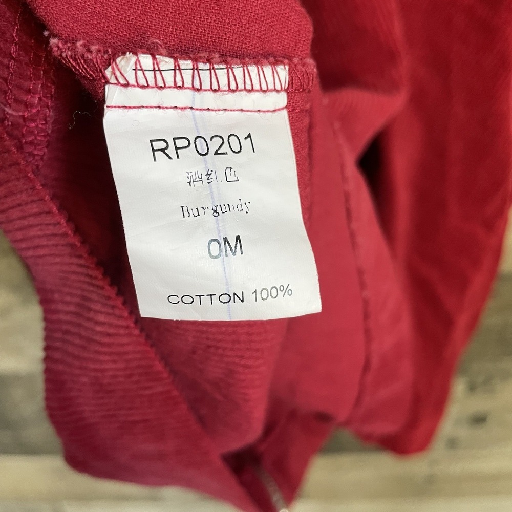 Burgundy Corduroy Stretch Square Neck Zip Up Bodycon Mini Women Dress Size 0 M - Picture 5 of 5
